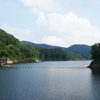 夏の岩堂沢ダム