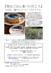 摘みたてブルーベリーのチーズケーキ